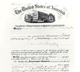 Photo of Alexander Grahman Bell's original telephone patent.