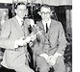 Photo of Laureate Clinton Davisson and his assistant, Lewis Germer.